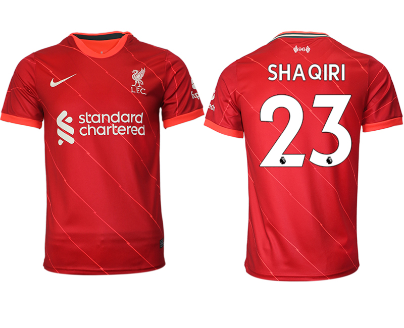Men 2021-2022 Club Liverpool home aaa version red #23 Soccer Jersey->liverpool jersey->Soccer Club Jersey
